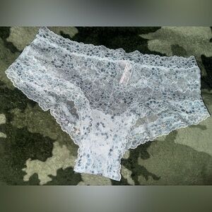 Victoria's Secret Light Blue Lace Panties
